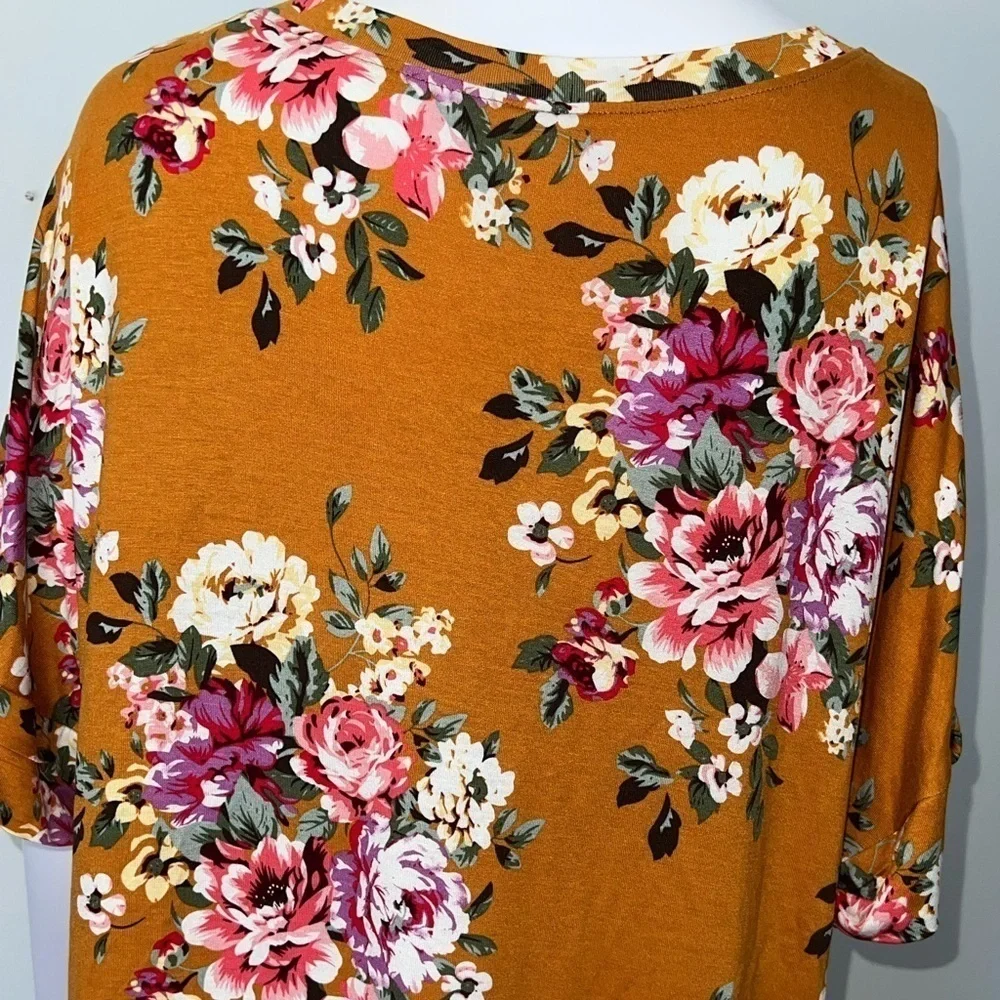 Niloufo - Womens Floral Print Top Sz XL - Picture 7 of 8